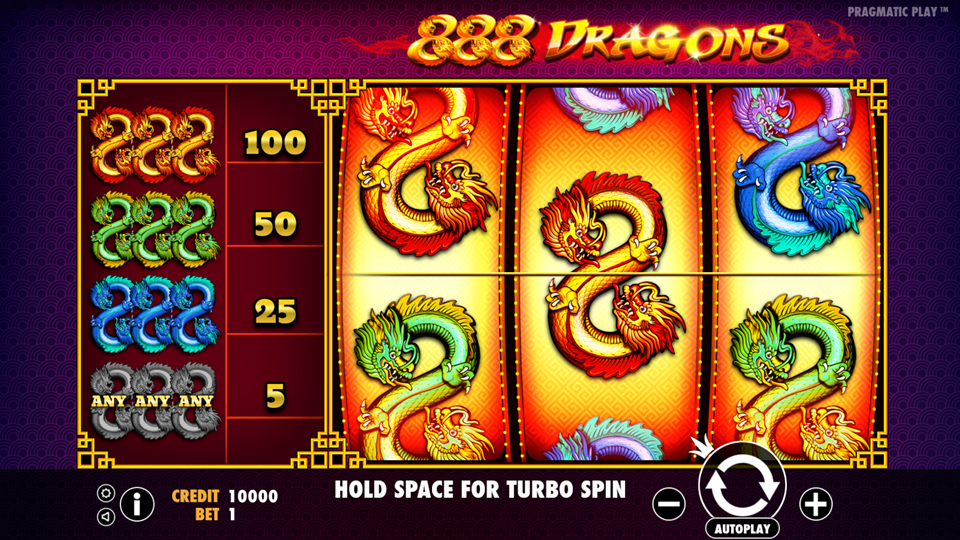Pragmatic Play 888 Dragons Slot Review