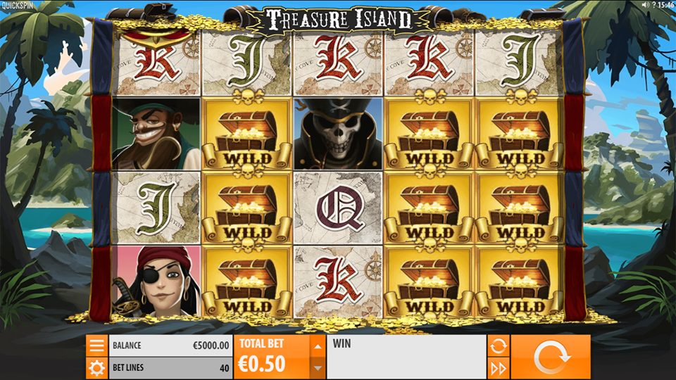 Quickspin Treasure Island Slot Review