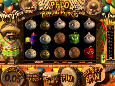 BetSoft Paco and the Popping Peppers Slot Review