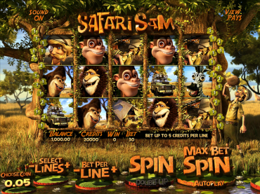 BetSoft Safari Sam Slot Review