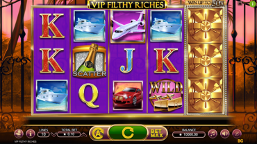 Booming Games VIP Filthy Riches Slot Review