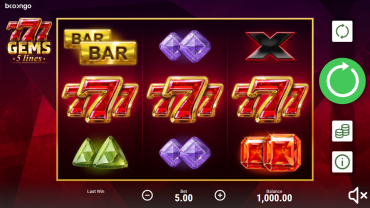 Booongo 777 Gems Slot Review