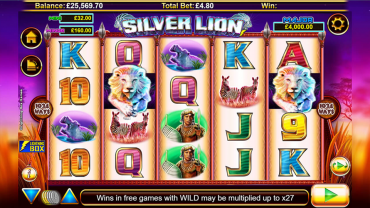 Lightning Box Stellar Jackpots with Silver Lion Slot Review