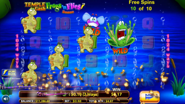 Lightning Box Temple Cash Frogs ‘n Flies Slot Review