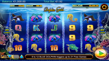 Lightning Box Stellar Jackpots with Dolphin Gold Slot Review