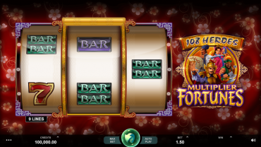 Microgaming 108 Heroes Multiplier Fortunes Slot Review