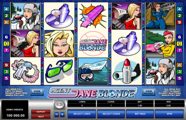 Microgaming Agent Jane Blonde Slot Review