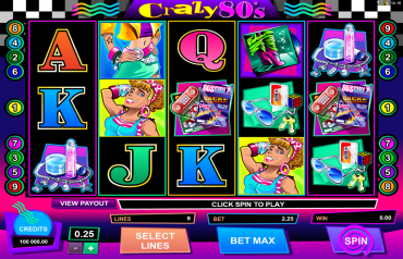Microgaming Crazy 80’s Slot Review