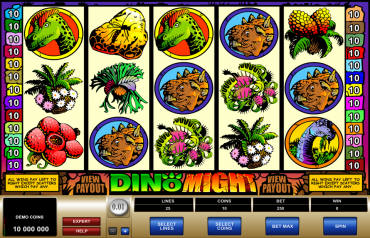 Microgaming DinoMight Slot Review