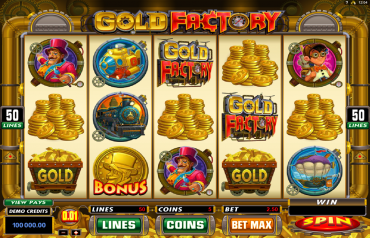 Microgaming Gold Factory Slot Review