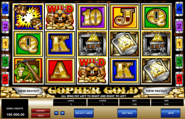 Microgaming Gopher Gold Slot Review