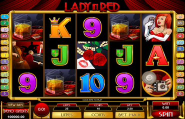 Microgaming Lady in Red Slot Review
