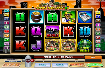 Microgaming Money Mad Monkey Slot Review