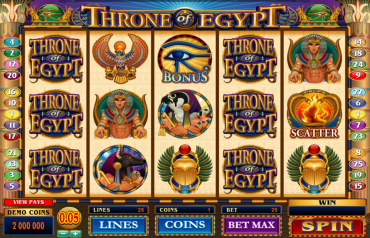 Microgaming Throne of Egypt Slot Review