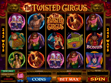 Microgaming The Twisted Circus Slot Review