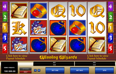 Microgaming Winning Wizards Slot Review