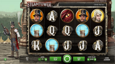 NetEnt Steamtower Slot Review