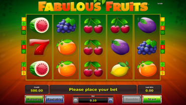 Novomatic Fabulous Fruits Slot Review