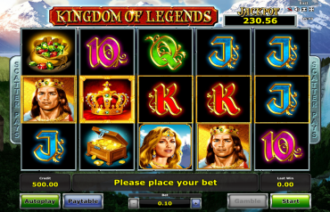 Novomatic Kingdom of Legends Slot Review