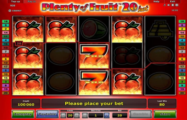 Novomatic Plenty of Fruit 20 Hot Slot Review