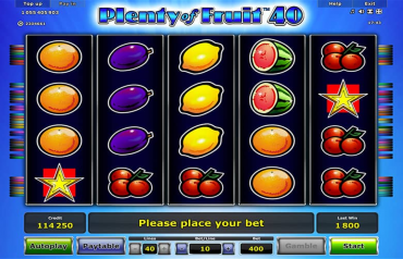 Novomatic Plenty of Fruit 40 Slot Review