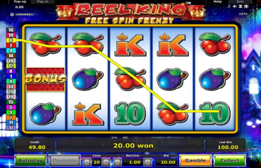 Novomatic Reel King Free Spin Frenzy Slot Review