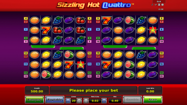 Novomatic Sizzling Hot Quattro Slot Review