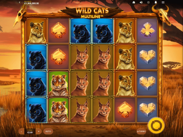 Red Tiger Gaming Wild Cats Multiline Slot Review