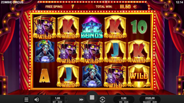 Relax Gaming Zombie Circus Slot Review
