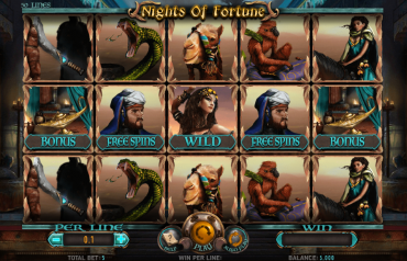 Spinomenal Nights of Fortune Slot Review