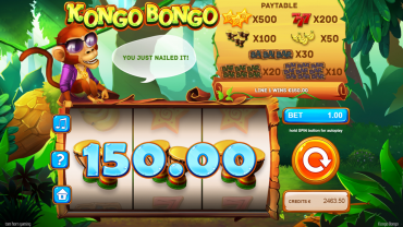 Tom Horn Gaming Kongo Bongo Slot Review